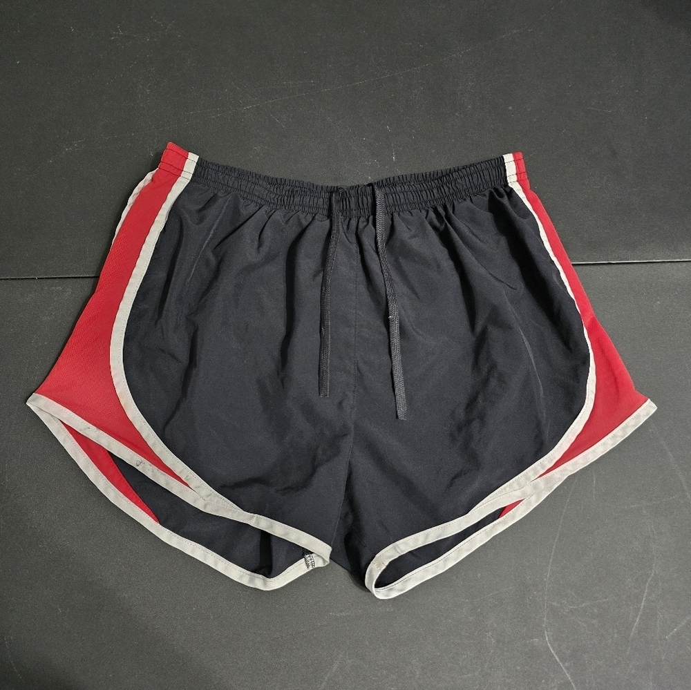 Sport Tek Black and Red Athletic Shorts Womens Size Medium